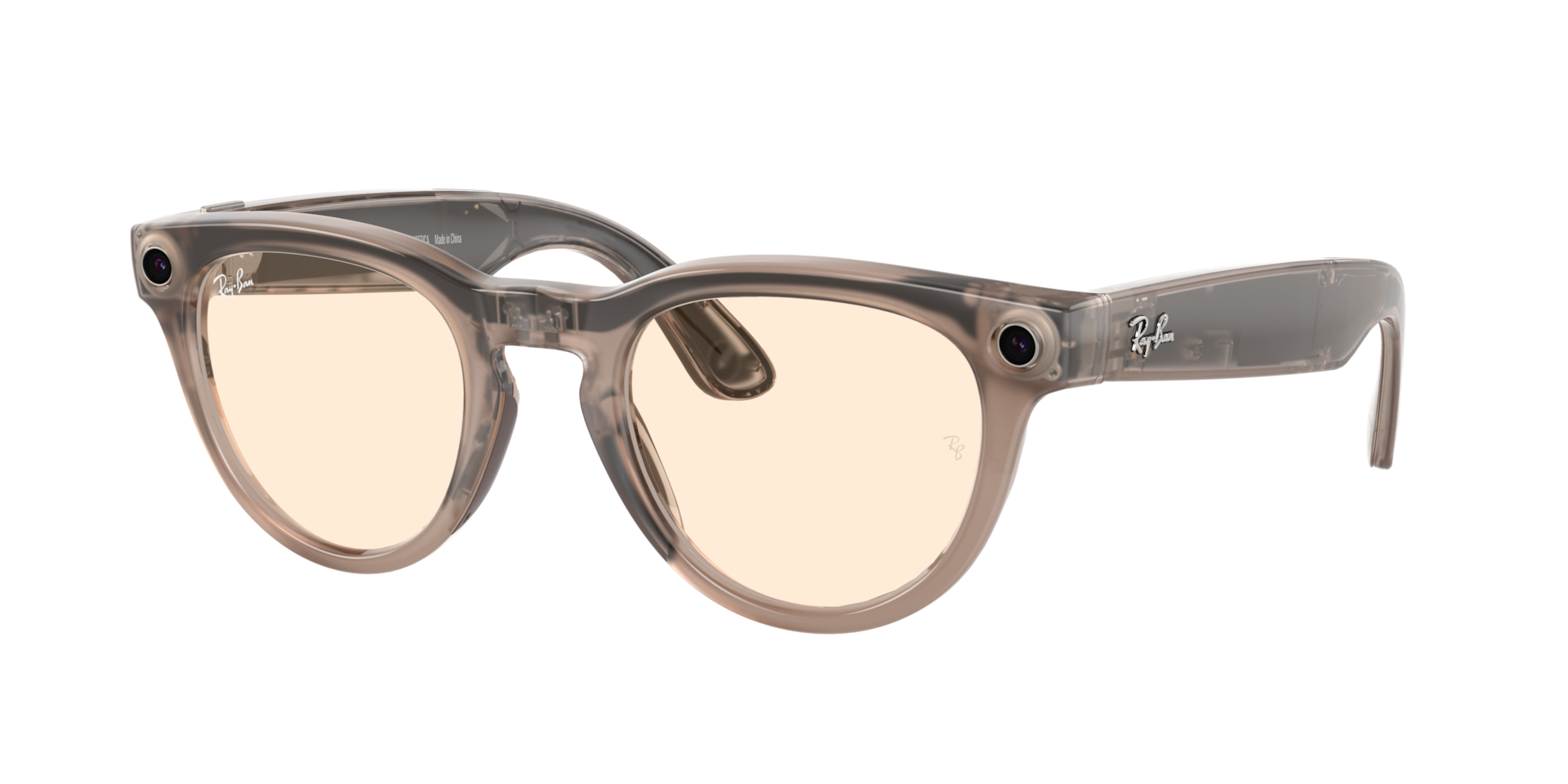 RayBan Unisex RayBan Meta Headliner Frame color Warm Stone Lens color ClearSaffron Yellow RayBan Unisex RayBan Meta Headliner Frame color Warm Stone Lens color ClearSaffron Yellow