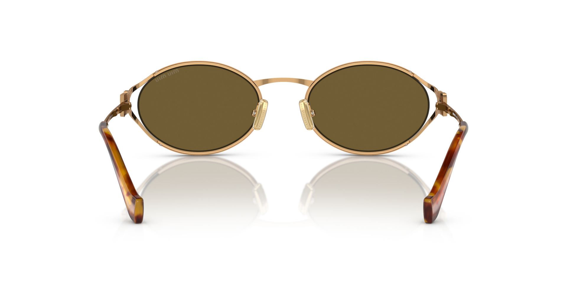 Miu Miu MU 52YS L (54 - 21) with Brown lenses and Gold frame