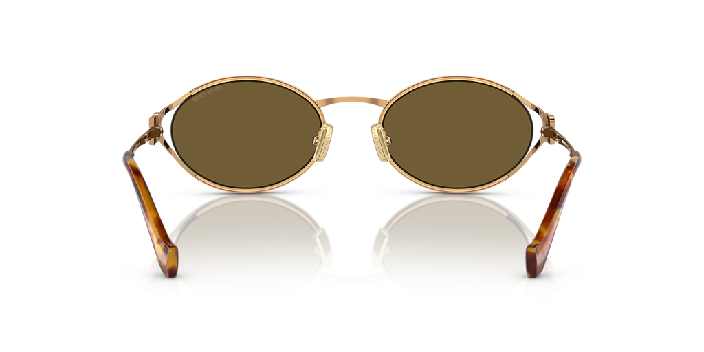 Miu Miu MU 52YS L (54 - 21) with Brown lenses and Gold frame