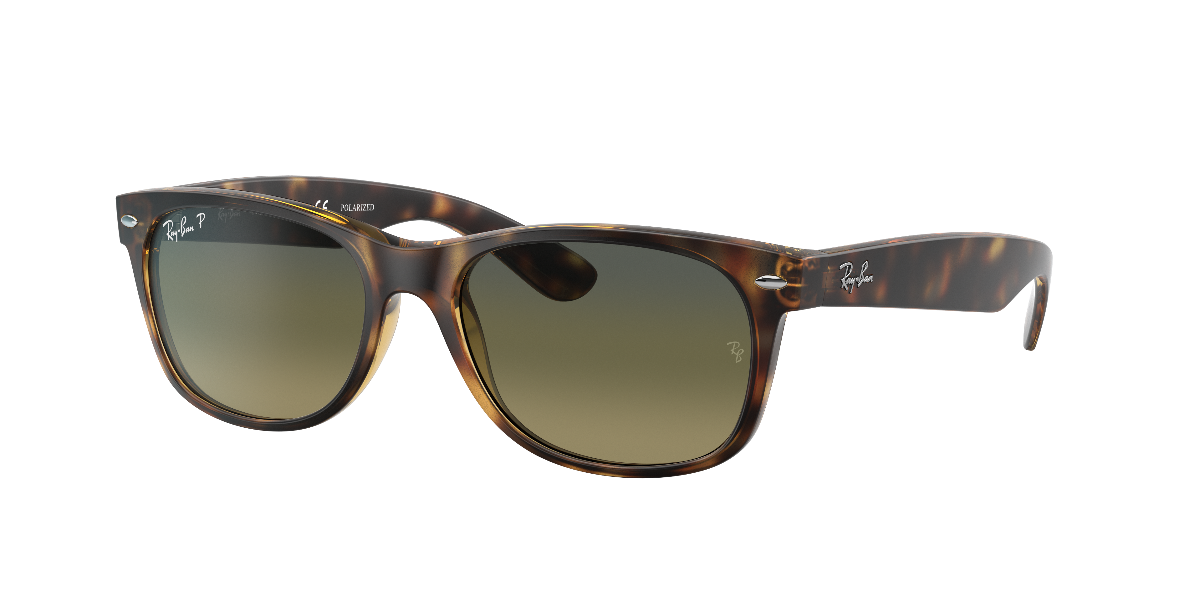 Ray-Ban New Wayfarer Classic S (52 - 18) com Lentes Azul e Armação