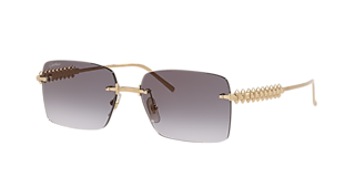 Cartier CT0466S L (58 - 16) with Grey lenses and Gold frame