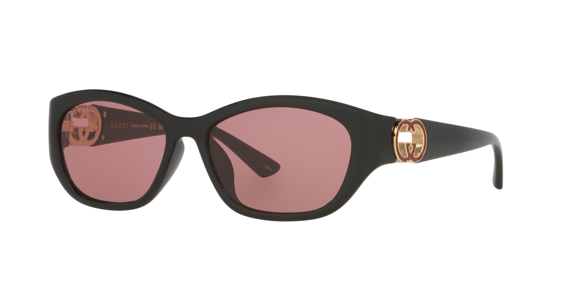 Gucci Femme Sunglass GG1826SK - Couleur du Monture Noir Couleur de Lentille Rouge 145 €