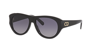 DIOR CD40021U M (54 - 21) with Grey lenses and Black frame  display picture 1