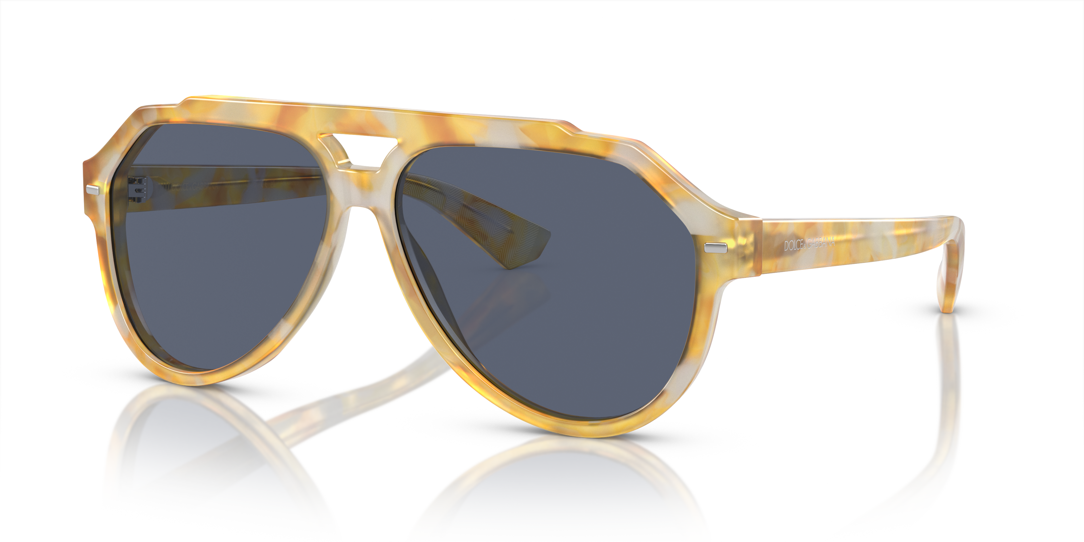 Dolce&Gabbana DG4452 L (60 - 13) with Blue lenses and Tortoise