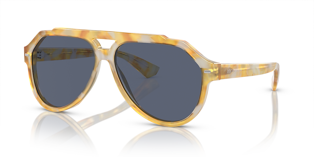 Dolce&Gabbana DG4452 L (60 - 13) with Blue lenses and Tortoise