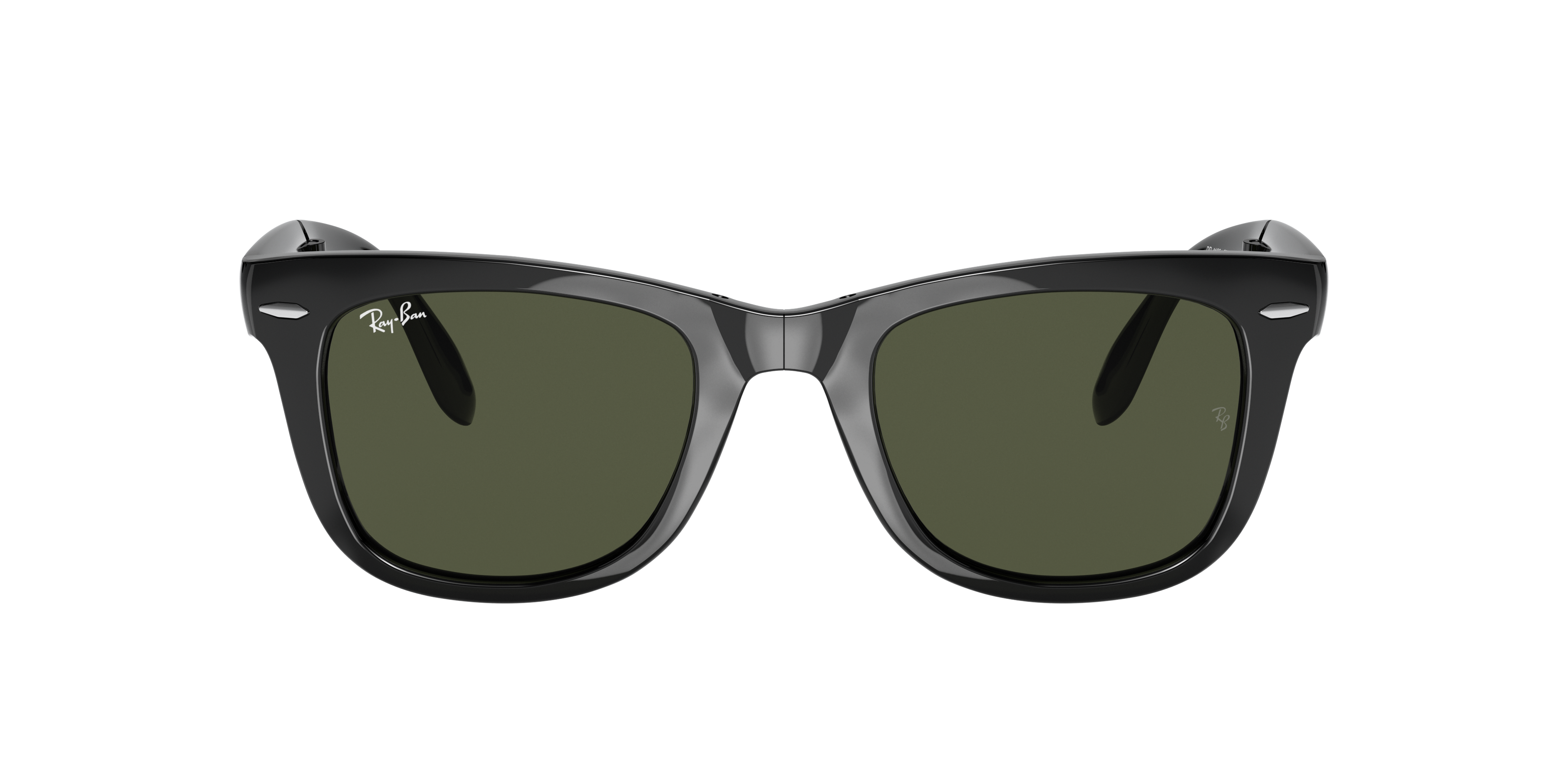 Ray-Ban Wayfarer Folding Classic L (50 - 22) with Green lenses and
