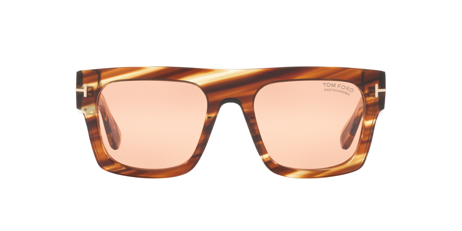 Tom Ford Fausto XXL (53 - 20) with Brown lenses and Tortoise frame