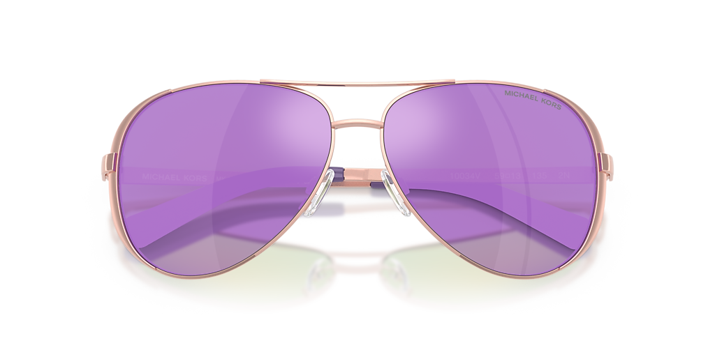 Michael Kors Chelsea L (59 - 13) with Violet lenses and Pink frame