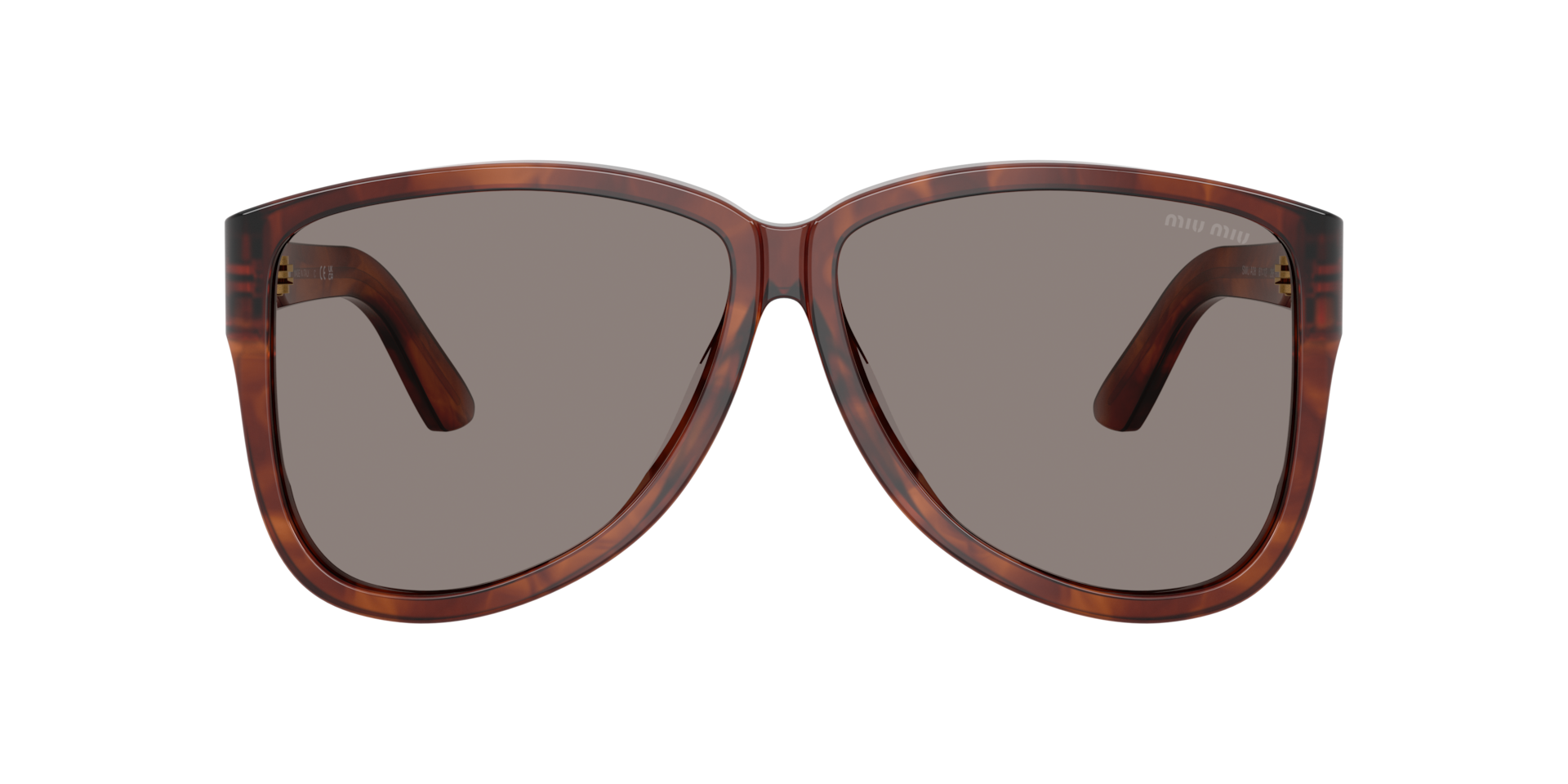Miu Miu MU A08S M (61 - 12) with Grey lenses and Brown frame