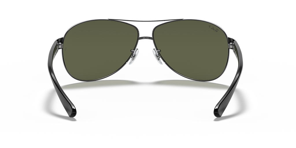 Ray-Ban RB3386 L (63 - 13) with Green lenses and Grey frame