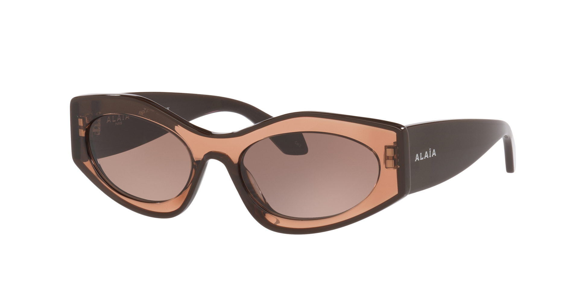 Alaia Femme Sunglass AA0093S - Couleur du Monture Brun Couleur de Lentille Dgrad marron 430 €