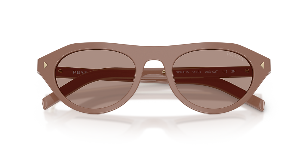 Prada PR B15S M (51 - 21) with Brown lenses and Brown frame