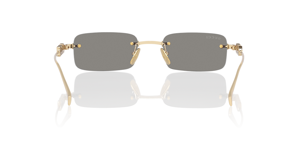 Gucci GG1808S S (52 - 20) with Grey lenses and Gold frame