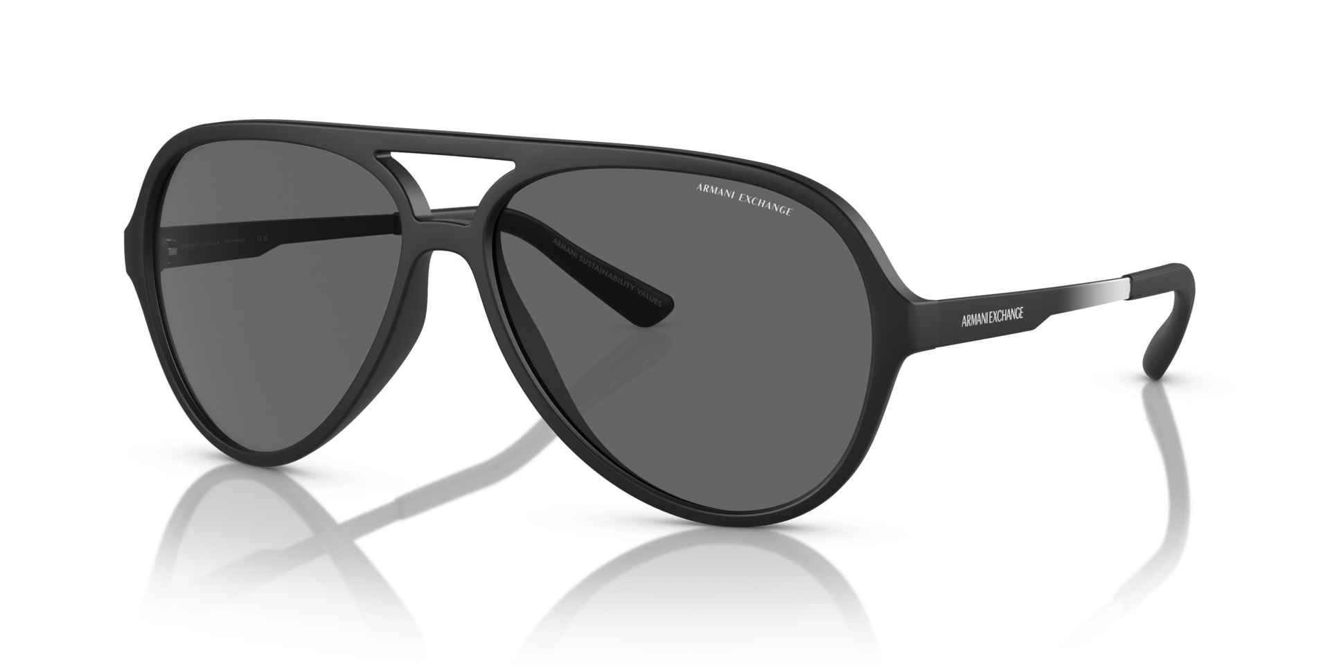 Armani Exchange AX4133S XL (60 - 14) com Lentes Cinza e Armação