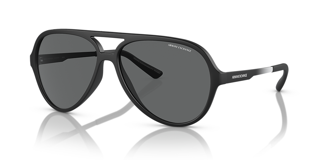 Armani Exchange AX4133S XL (60 - 14) with Grey lenses and Black