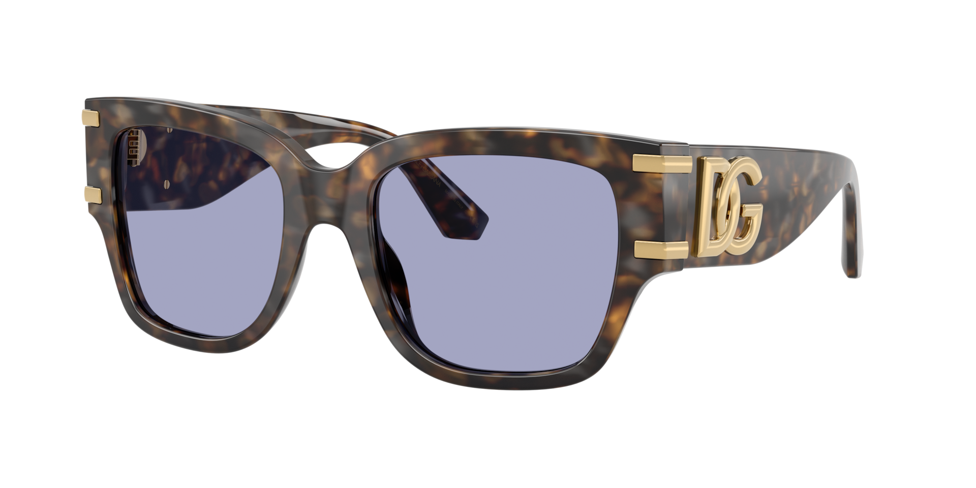 Dolce&Gabbana Frau Sunglass DG4563 - Rahmenfarbe: Braun Blau Havanna, Linsenfarbe: Violett