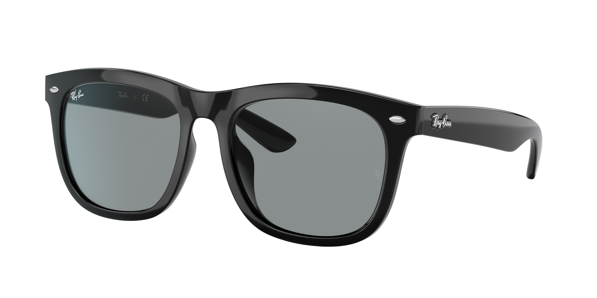 Ray-Ban Unisex Sunglass RB4260D -  Frame color: Black, Lens color: Dark Grey Classic