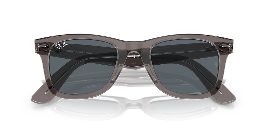 Ray-Ban Original Wayfarer Classic L (50 - 22) with Blue lenses and