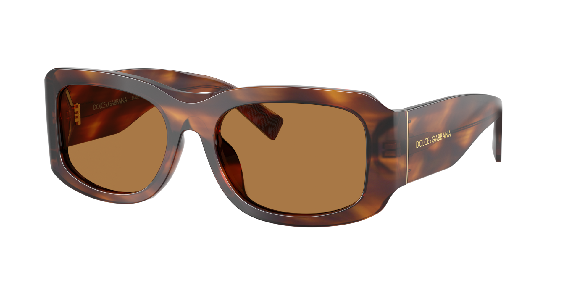 Dolce&Gabbana Man Sunglass DG4503 -  Frame color: Striped Brown, Lens color: Bronze