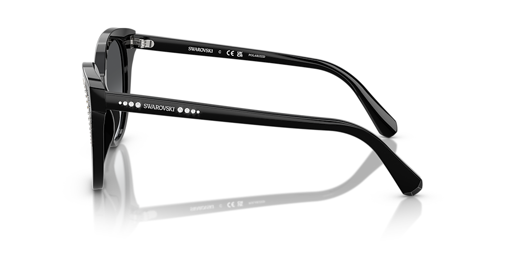 Swarovski SK6031 L (53 - 19) with Grey lenses and Black frame
