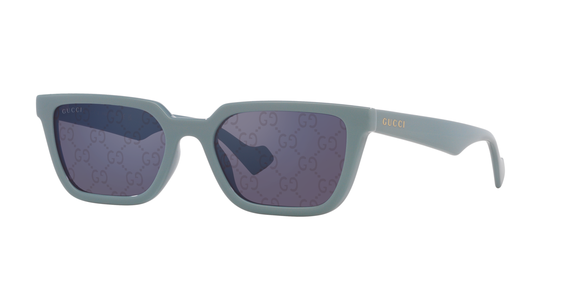 Gucci GG1539S M (55 - 19) with Violet lenses and Blue frame