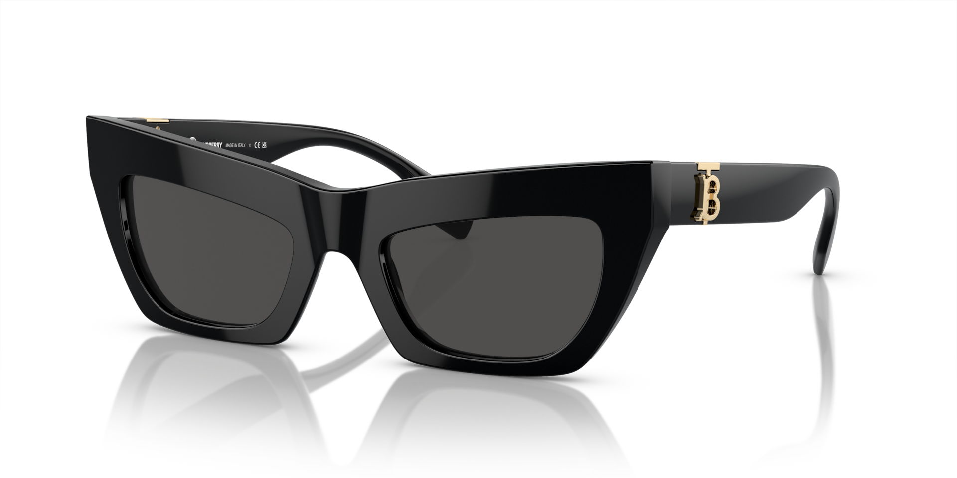 Burberry 限定ハイライト Burberry BE4405 M (51 - 21) with Grey lenses and Black frame