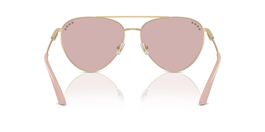 Jimmy Choo JC4002B XL (60 - 15) with Pink lenses and Gold frame