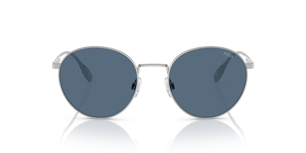 Polo Ralph Lauren PH3158 M (53 - 20) with Blue lenses and Silver