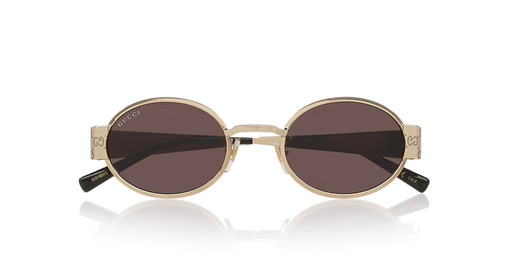 Gucci GG1854S M (51 - 23) with Brown lenses and Gold frame