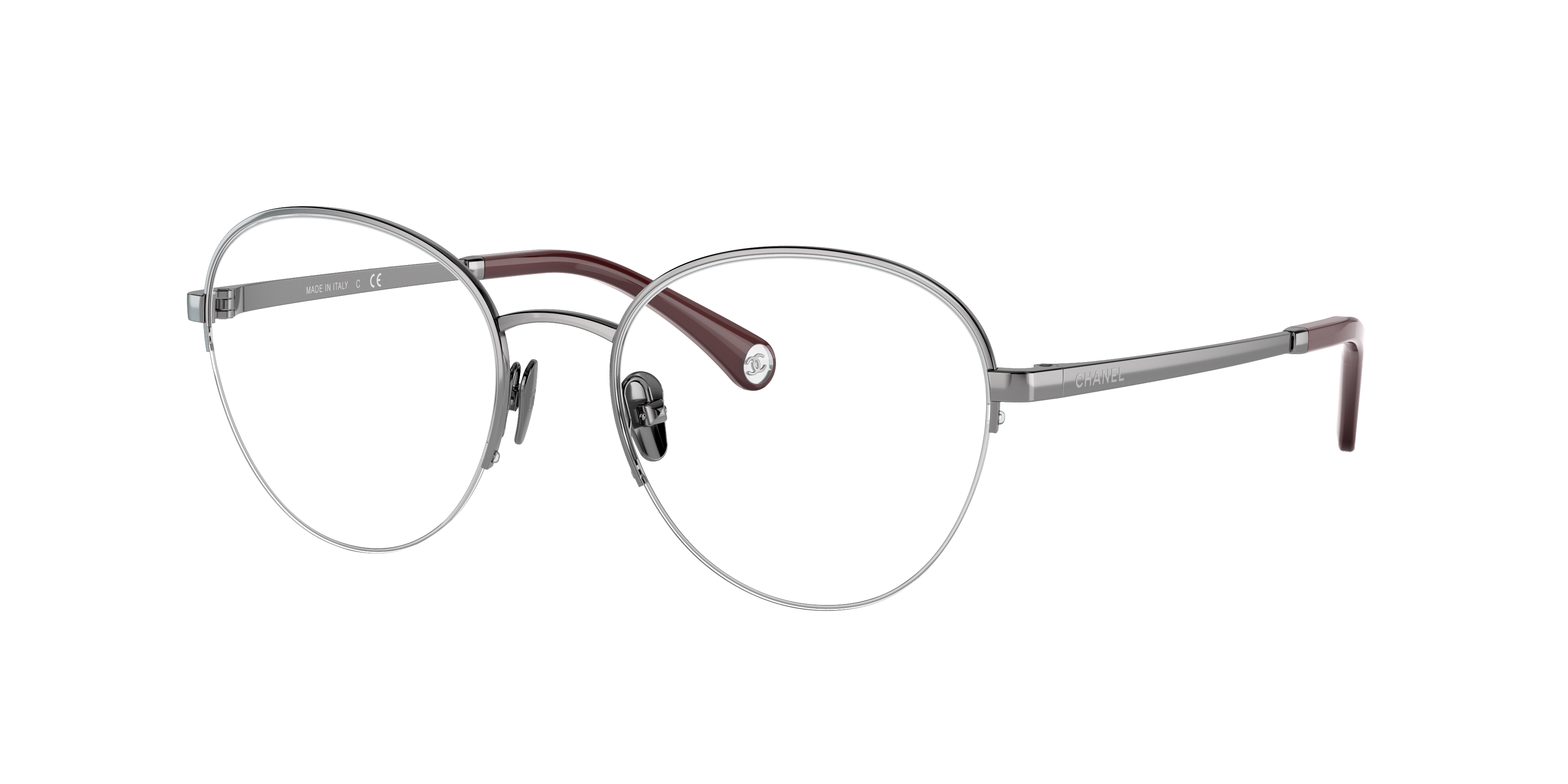 Chanel Woman Sunglass CH2203 -  Frame color: Gunmetal, Lens color: Demo Lens
