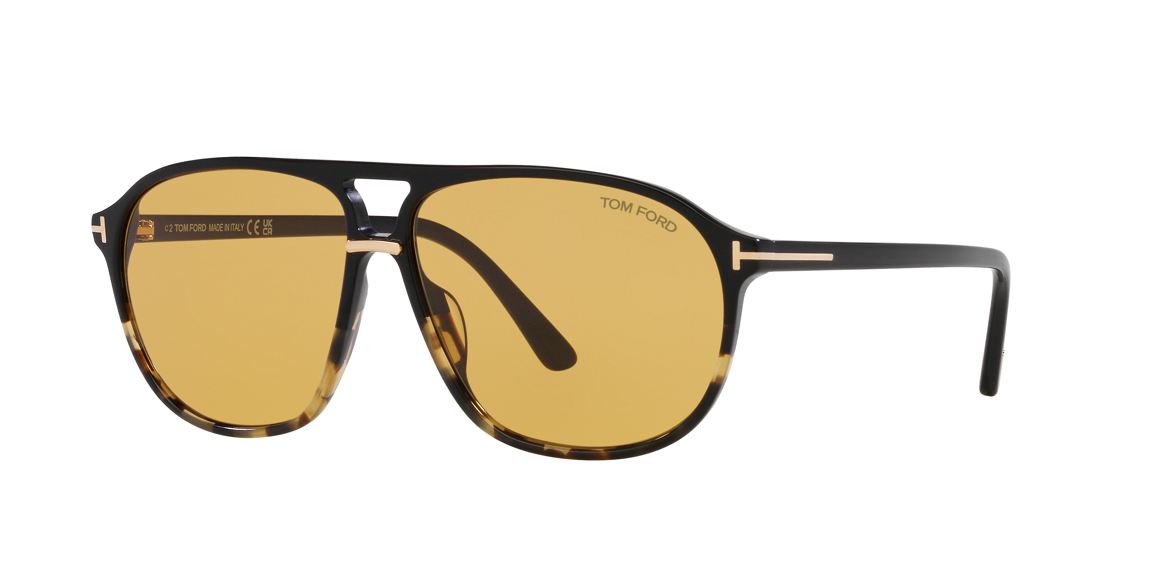 Tom Ford Bruce XXL (61 - 12) with Brown lenses and Black frame