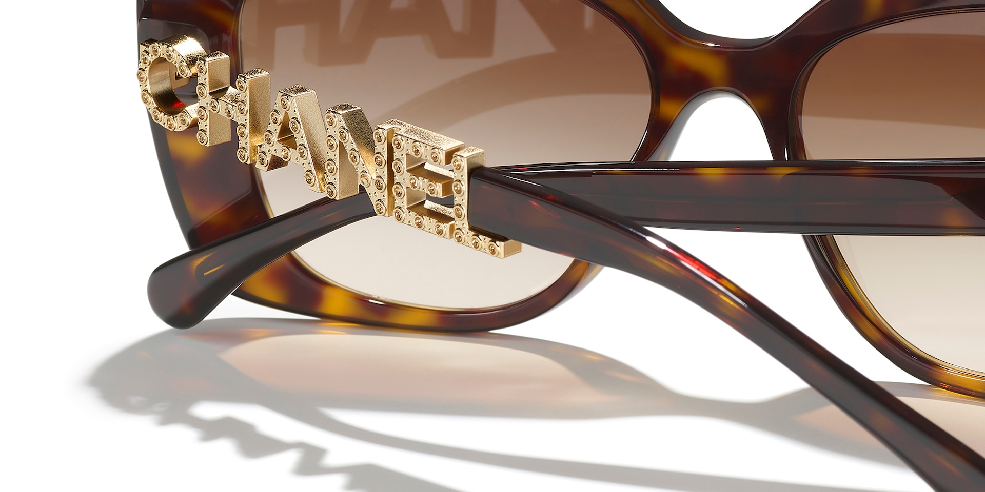 Chanel Square Sunglasses CH5422B S (53 - 17) with Brown lenses and