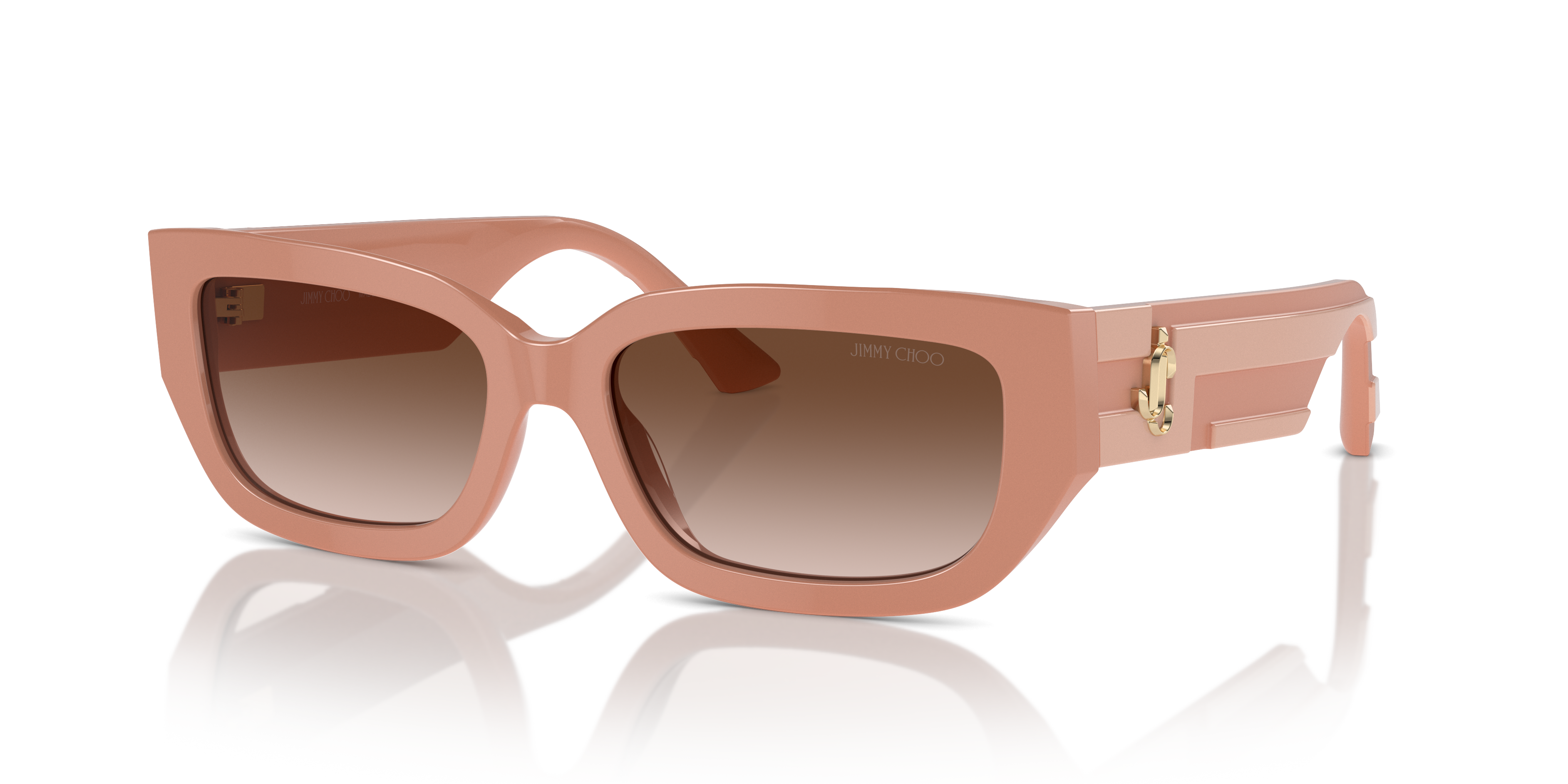 Jimmy Choo JC5017 M (55 - 17) with Brown lenses and Pink frame