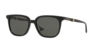 Gucci GG0381SN M (57 - 18) with Black lenses and Black frame