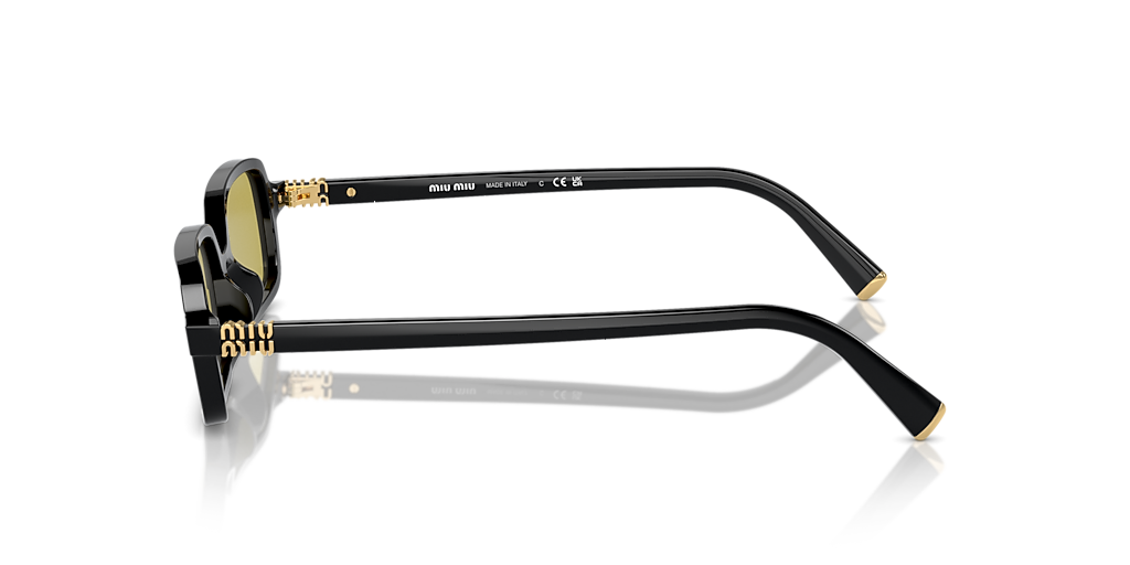 Miu Miu MU 11ZS S (51 - 16) with Green lenses and Black frame