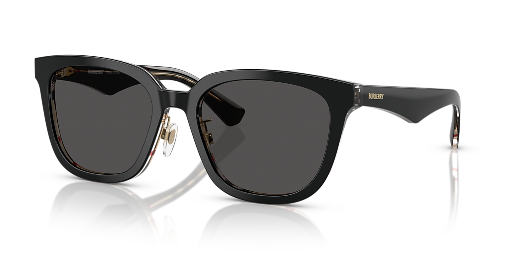 Burberry BE4446D XL (57 - 20) with Grey lenses and Black frame