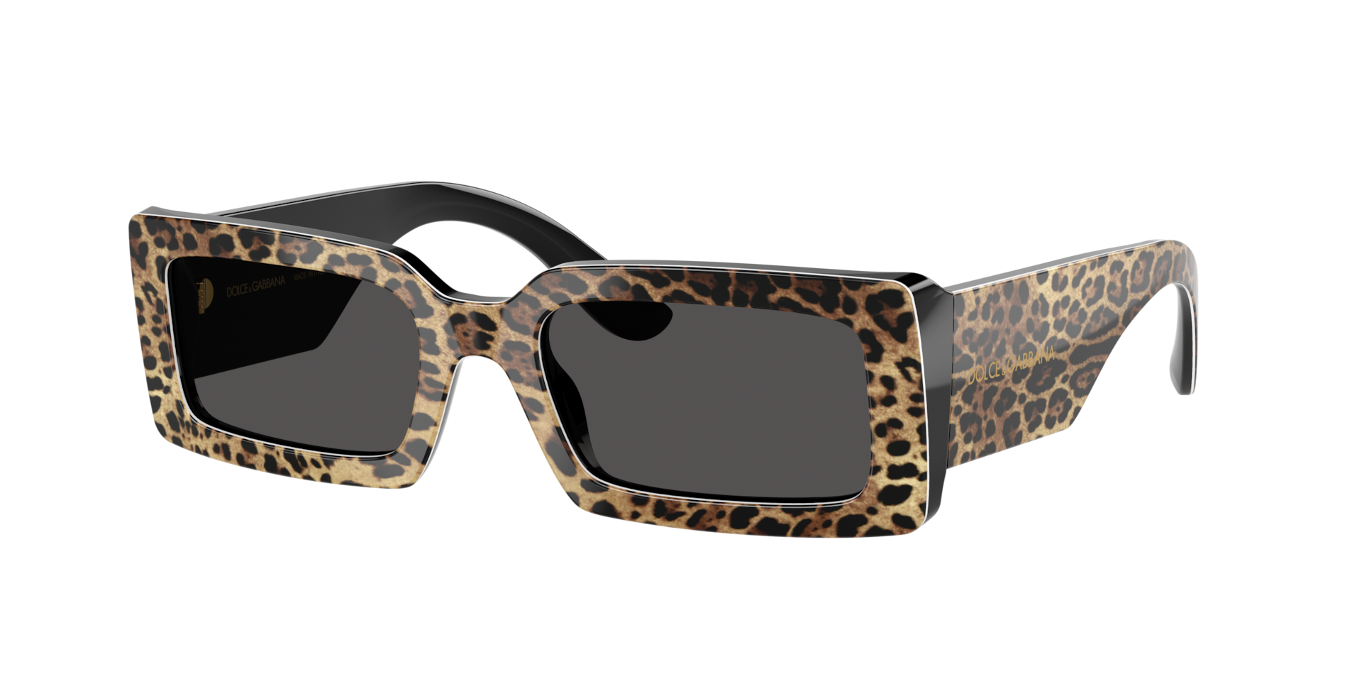 DolceGabbana Femme Sunglass DG4416 - Couleur du Monture Lopard sur Noir Couleur de Lentille Gris fonc 161 €