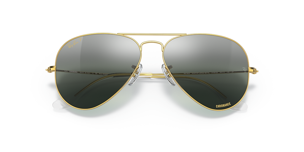 Ray-Ban Aviator Polarized+ Lenses XL (58 - 14) with Blue lenses