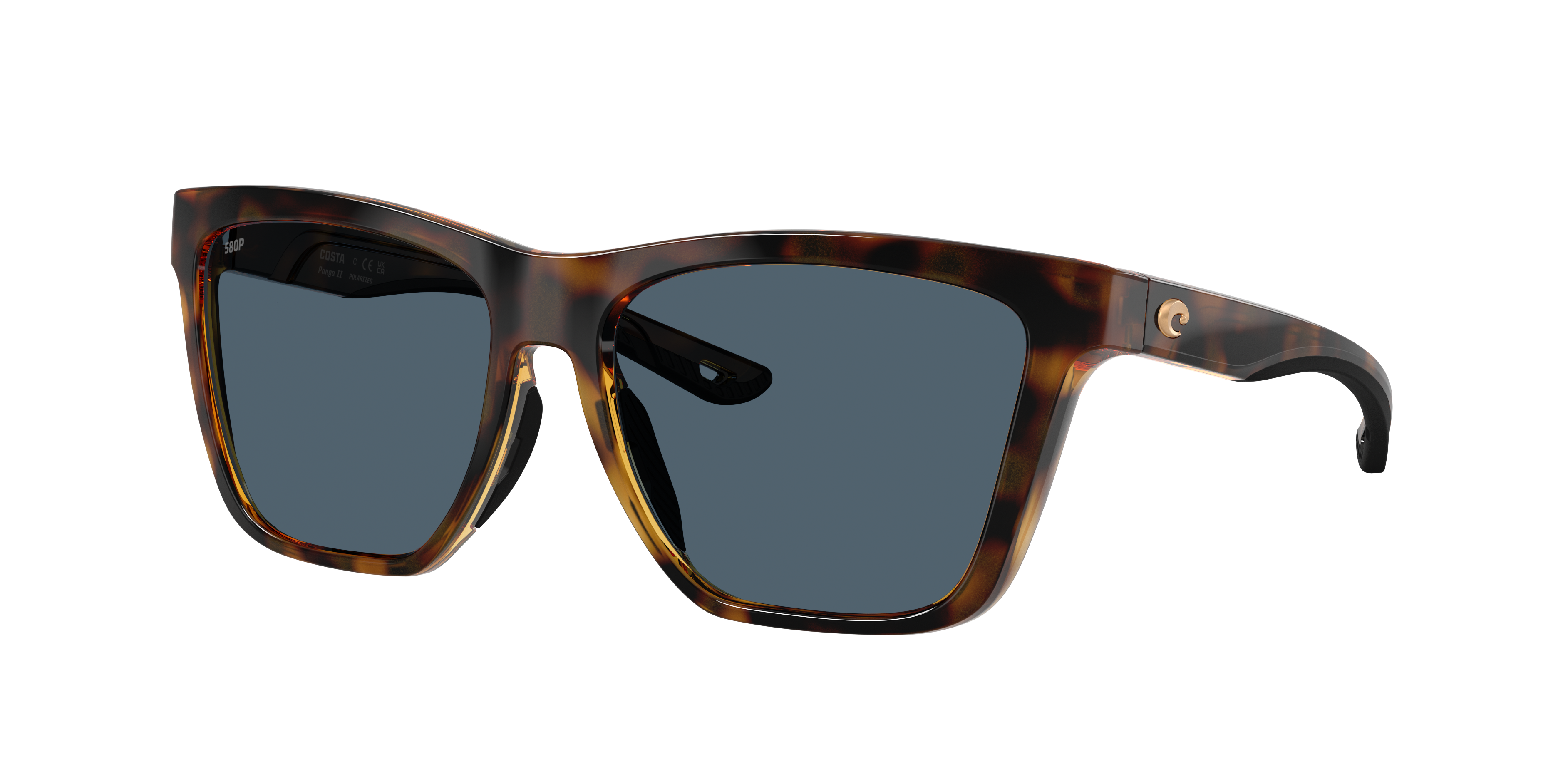 Costa Woman Sunglass Panga II -  Frame color: Tortoise, Lens color: Gray