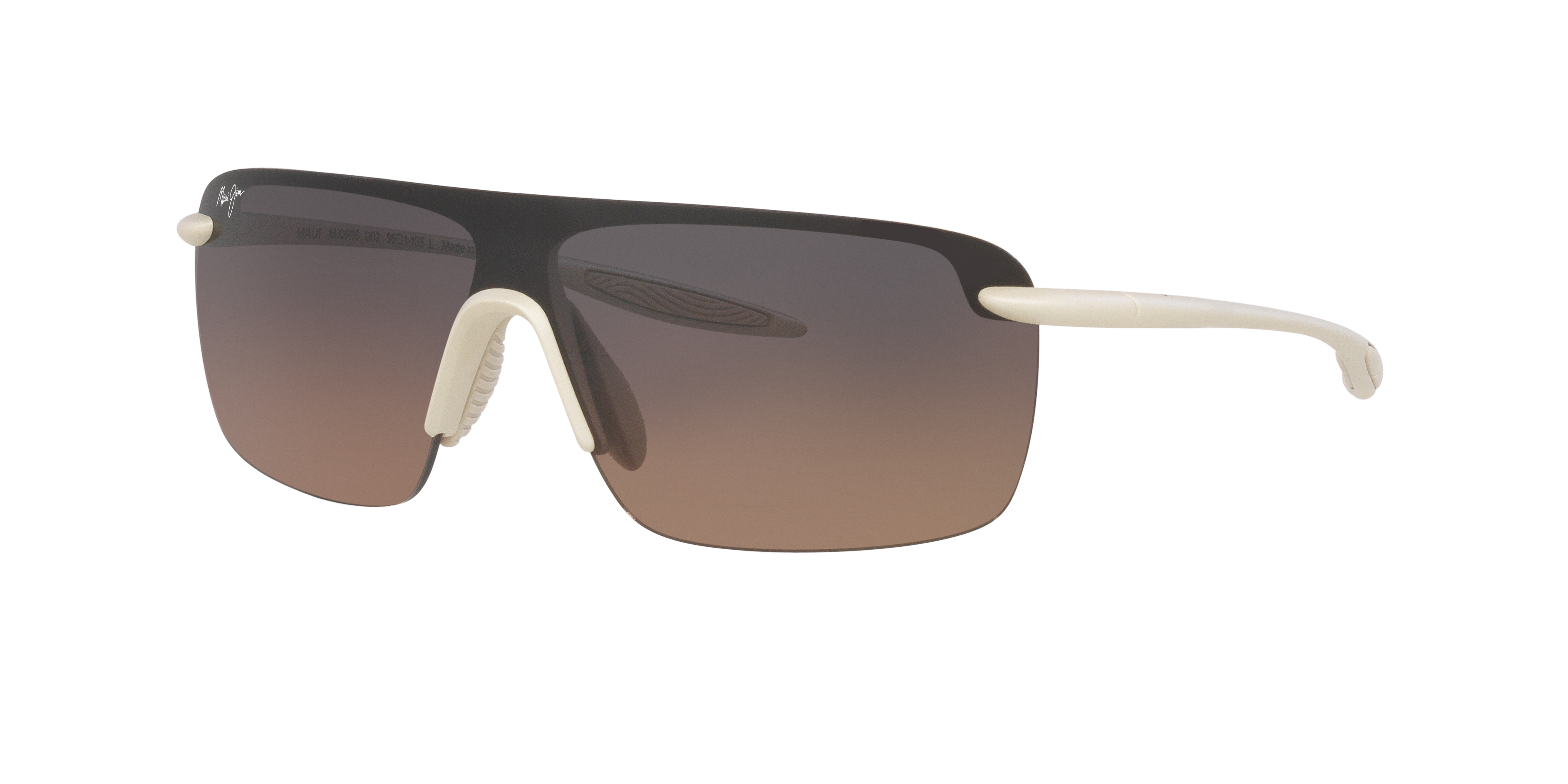 Maui Jim Unisex Sunglass Palulu -  Frame color: Silver Matte, Lens color: Bronze Gradient