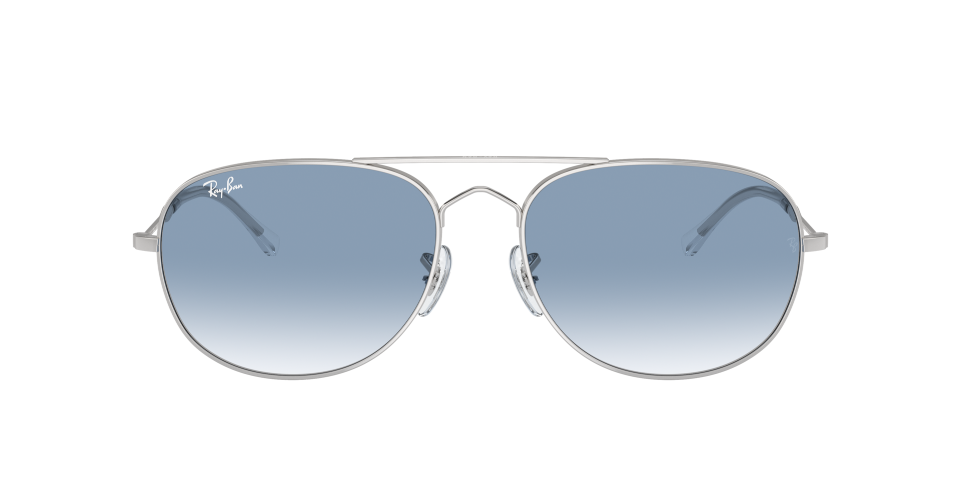 Ray-Ban Bain Bridge XXL (60 - 17) with Blue lenses and Silver