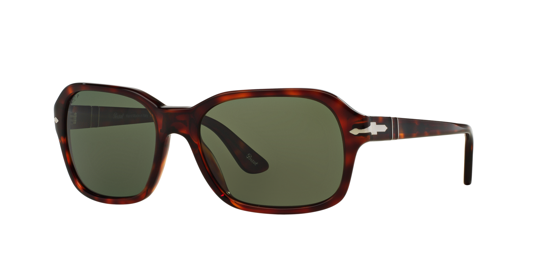 Persol Unisex Sunglass PO3136S - Couleur du Monture Havana Couleur de Lentille Vert Polaris 105 €