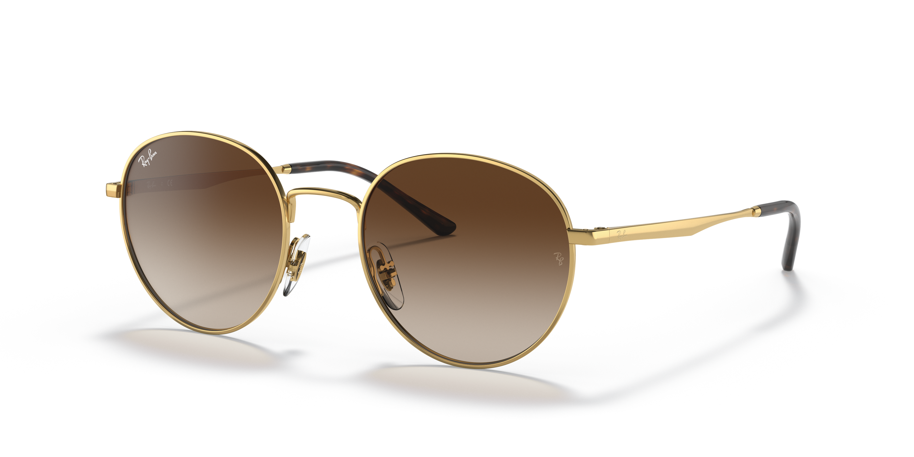 Ray-Ban RB3681 S (50 - 20) with Brown lenses and Gold frame