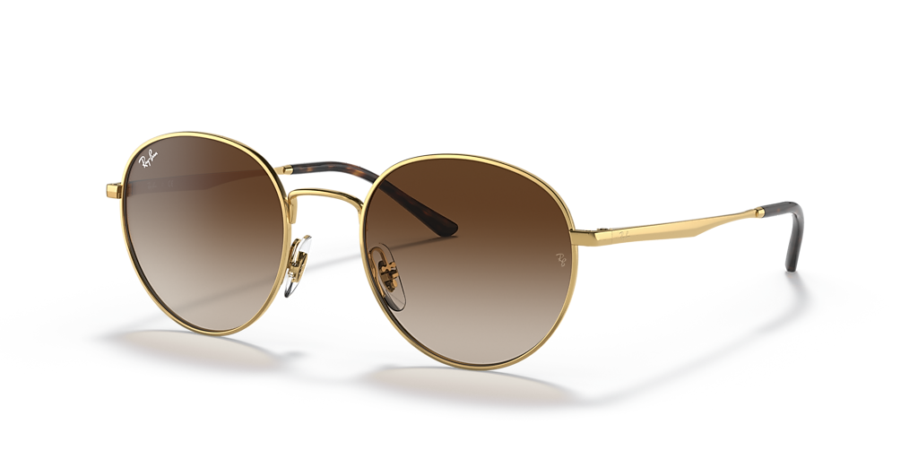 Ray-Ban RB3681 S (50 - 20) with Brown lenses and Gold frame