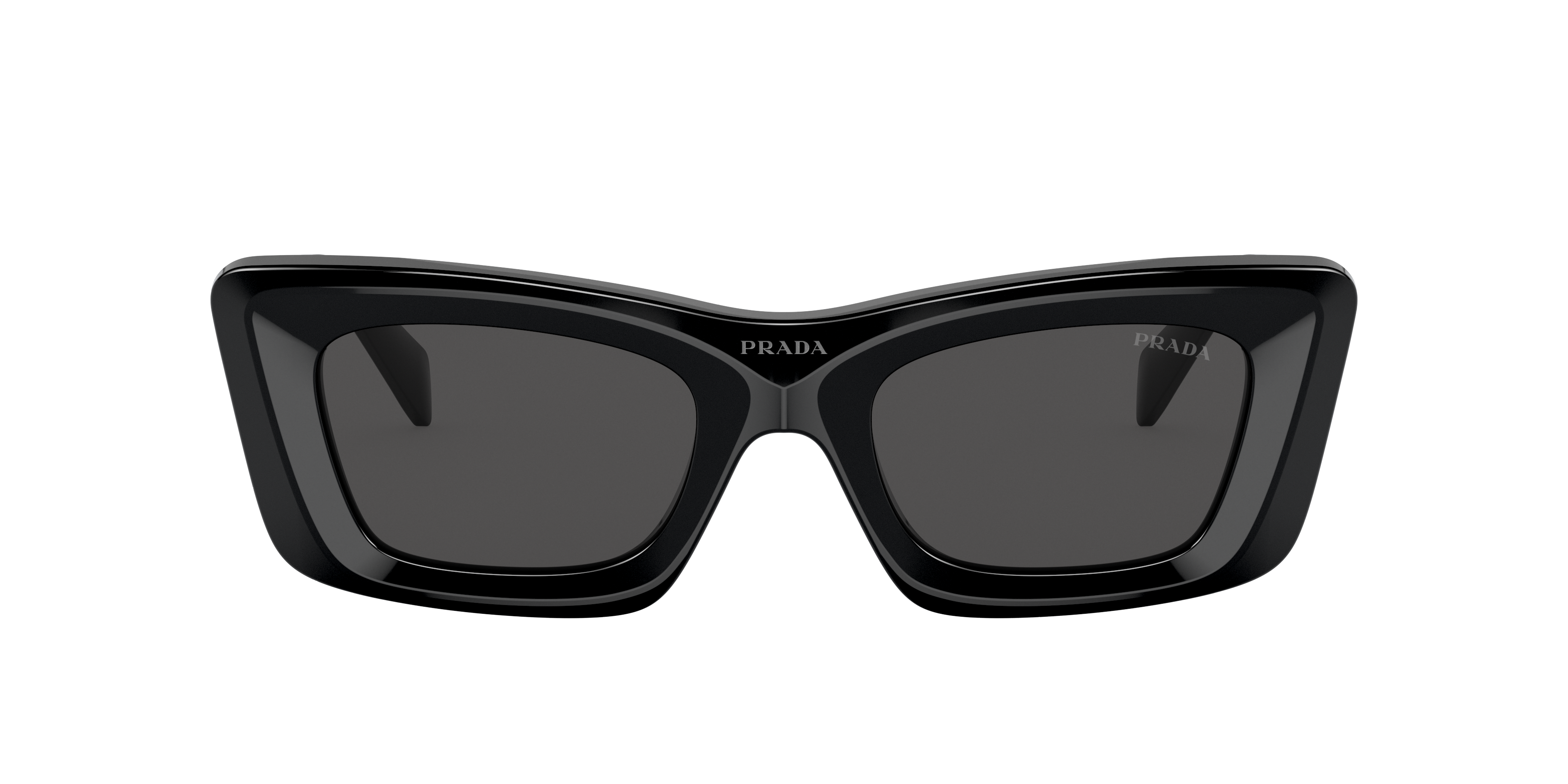 Prada PR 13ZS M (50 - 21) with Grey lenses and Black frame