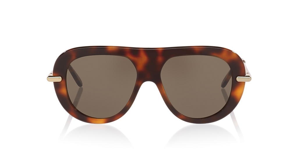 Loewe Slim Lw40186I XXS (52 - 15) with Brown lenses and Tortoise
