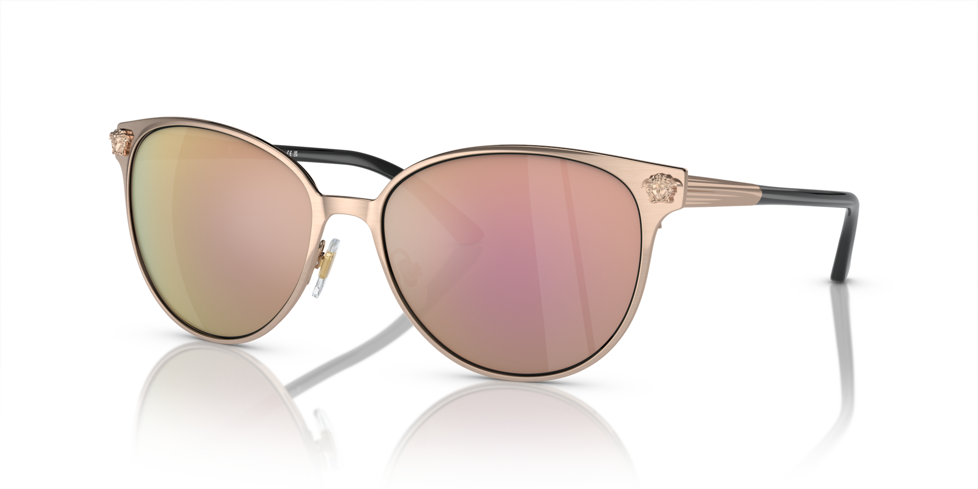 Versace VE2168 M (57 - 16) with Grey lenses and Pink frame