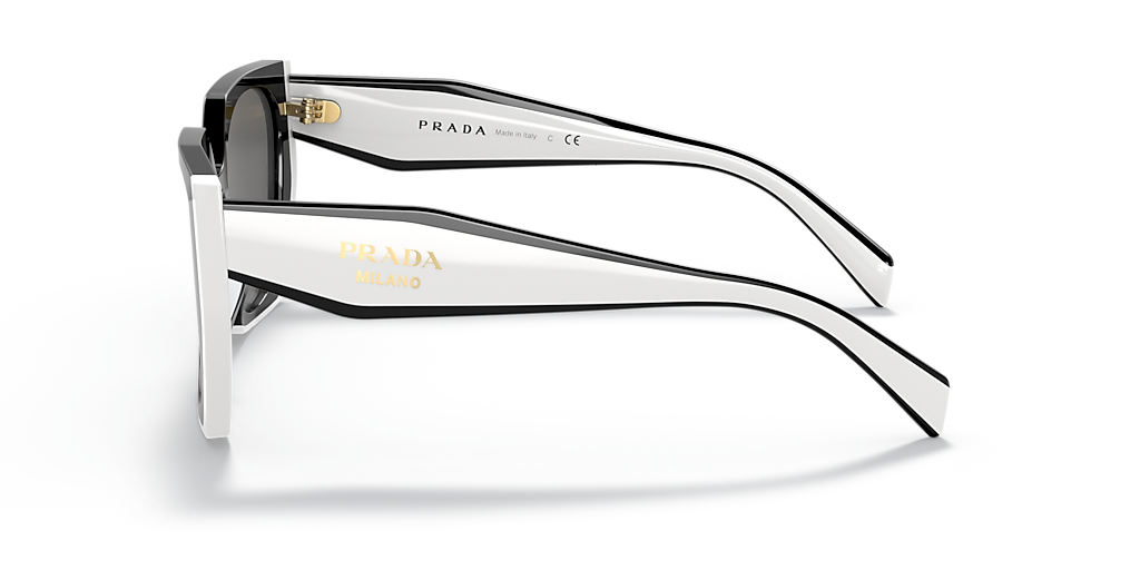 Prada PR 15WS M (54 - 19) with Grey lenses and Black frame