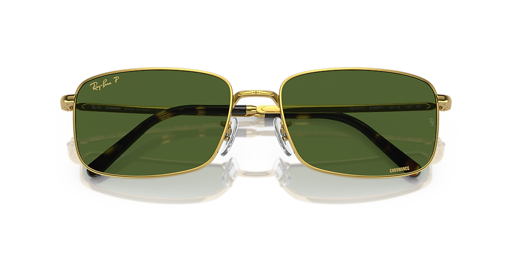 Ray-Ban RB3717 Polarized+ Lenses XL (57 - 18) with Green lenses