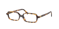 Miu Miu MU 11ZS S (51 - 16) with Transparent lenses and Tortoise